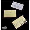 Image 1 : Set of 3 original question cards used by Gene Rayburn from the game show The Match Game