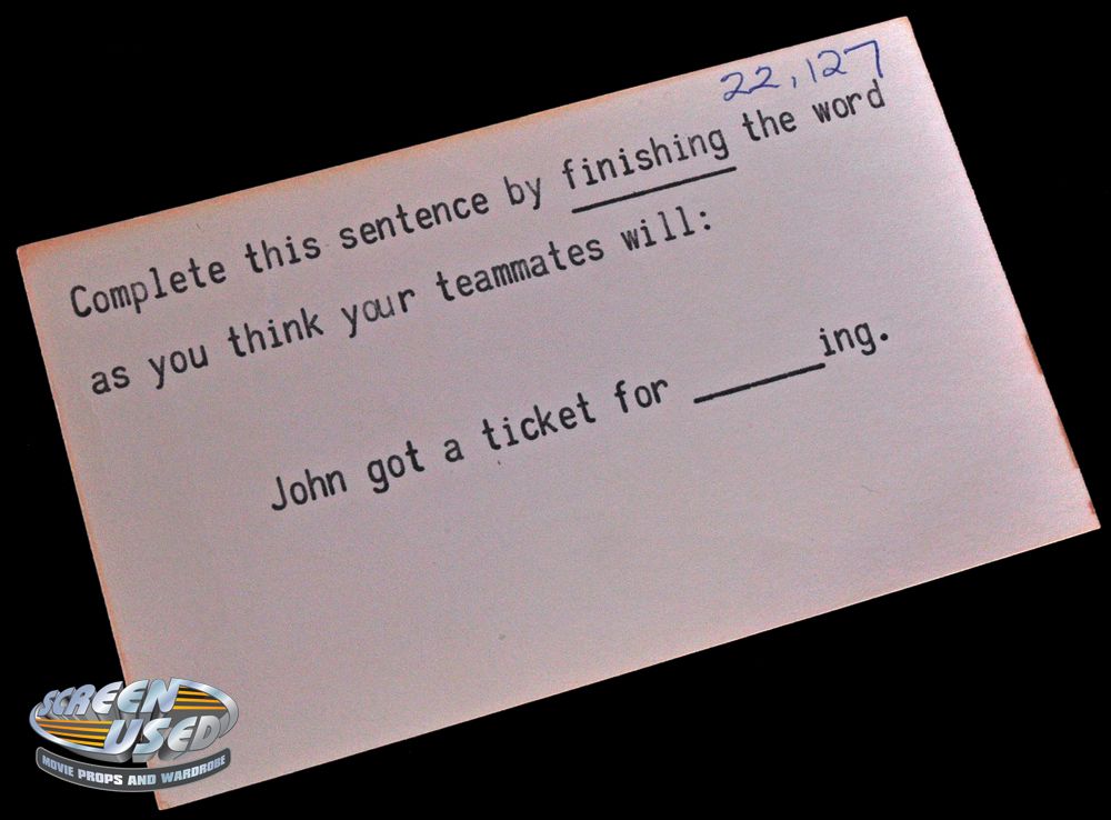 Printable Match Game Fill In The Blank Questions