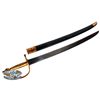 Image 1 : Pirate sword with scabbard from Pirates of the Caribbean: The Curse of the Black Pearl