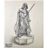 Image 1 : Original John Alvin artwork for Star Wars Darth Vader chess piece
