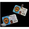 Image 1 : Pair of screen-used police IDs from The Terminator