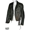 Image 1 : Arnold Schwarzenegger "T-800" stage 1 leather jacket from Terminator 2: Judgment Day
