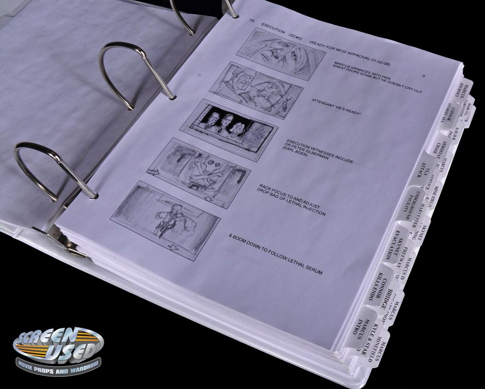 Original production storyboard and script continuity binders from ...