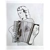 Image 1 : Lichtenstein "Girl With Accordion"