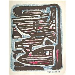 Alfred Manessier Original Lithograph, 1954