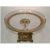 Image 1 : MURANO CRYSTAL FOOTED PLATE