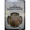 Image 1 : 1880-CC MORGAN DOLLAR NGC MS62, EST. $490-$525