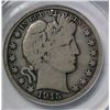 Image 2 : 1915 BARBER HALF DOLLAR PCGS FINE 12 EST. $255-$275