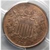 Image 2 : 1865  2 center  PCGS64RB