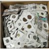 Image 1 : HUGE LOT OF FORIEGN COINS, MANY DIFF. COUNTRIES & DATES APPROX 1000 COINS