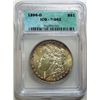 Image 1 : 1896-O MORGAN DOLLAR ICG MS-62 COLOR!