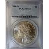 Image 1 : 1884 O MORGAN DOLLAR MS 63 PCGS  EST. $65-$70