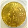 Image 2 : 1861 $20  Gold  ANACS 60  clnd