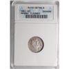 Image 1 : 1883  Hawaii dime  ANACS53 cleaned but coin has a very strong strike