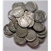 Image 1 : 42  1917  Buffalo nickels  strong date VG to F with a couple full horns