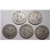 Image 1 : (5)   1916 Walker half $ borderline good date just a little weak