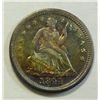 Image 1 : 1844 Seated half dime a very choice  Choice BU