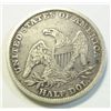 Image 2 : 1838 Bust half $  borderline XF