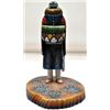Image 1 : Hopi Angwusnasomtaqa Crow Mother Cottonwood Kachina - Sterling