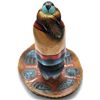 Image 4 : Hopi Angwusnasomtaqa Crow Mother Cottonwood Kachina - Sterling