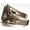 Image 3 : Old Pawn Navajo Ajax Turquoise Sterling Silver Small Cuff Bracelet - Rick Martinez