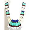 Image 1 : Santo Domingo Reversible Multi-Stone & Shell Heishi Necklace - Delbert & Torevia Crespin