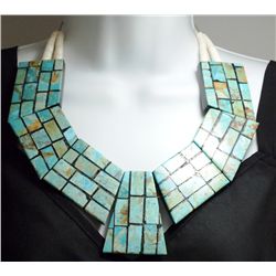 Santo Domingo Multi-Stone & Shell Heishi Necklace - Delbert & Torevia Crespin