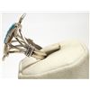 Image 3 : Old Pawn Navajo Turquoise Sterling Silver Turtle Men's Ring
