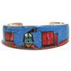 Image 1 : Old Pawn Navajo Multi-Stone Inlay Sterling Silver Cuff Bracelet - Francis