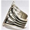 Image 2 : Old Pawn Multi-Stone Rainbow Kachina Sterling Silver Cuff Bracelet - Mike Platero