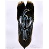Image 2 : Navajo Bird Feather Painting - Waterbird - Donovan Begay