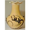 Image 2 : Zuni Three Lizard Pottery Vase - Tara Edaakie