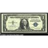 Image 1 : 1935G $1 No Motto Silver Certificate, Fr-1...