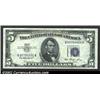 Image 1 : 1953 $5 Silver Certificate, Fr-1655, Gem C...