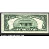 Image 2 : 1953A $5 Silver Certificate, Fr-1656, Choi...