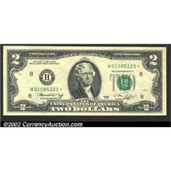 1976 $2 Federal Reserve Note, Fr-1935-H*,...