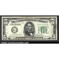 1934-C $5 Federal Reserve Note, Fr-1959-G,...