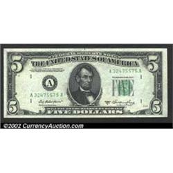 1950-A $5 Federal Reserve Note, Fr-1962-A,...