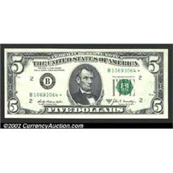 1969-A $5 Federal Reserve Note, Fr-1970-B*...