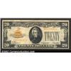 Image 1 : 1928 $20 Gold Certificate, Fr-2402, VF-XF....