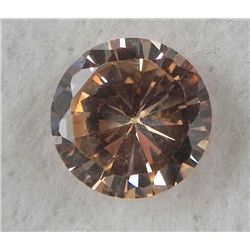 6.0ct Natural Gemstone Round Shaped Champagne