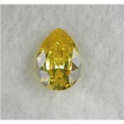 9.5 ct Natural Gemstone, Pear Shaped Yellow