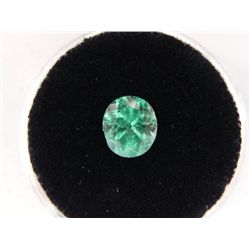 1.26 Carat Bright Glowing Green Gemstone