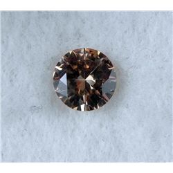 6.5 ct Natural Gemstone, Round Shaped Champagne