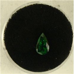 1.38 CT TSAVORITE BOTTLE GREEN PEAR - NATURAL GEMSTONE