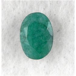 5ct Natural Emerald Gemstone Oval Faceted