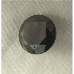 1.71 Carat Loose Black Round Diamond