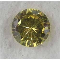 6.0ct Natural Gemstone Round Shaped Yellow Color