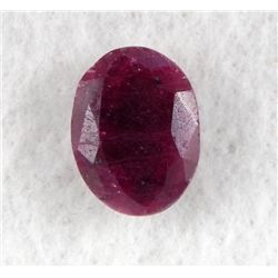 14.5ct Natural Ruby Gemstone Oval Faceted