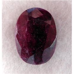 290ct Natural Ruby Gemstone Oval Faceted w/ KGCL Cert